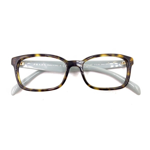 Prada VPR 18T 2AU-1O1 Tortoise Brown Blue Eyeglasses Frames 51-16 140 Italy - Picture 12 of 12
